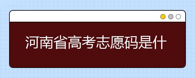 河南省高考志愿碼是什么？河南省全部大學(xué)院校志愿代碼為您整理！